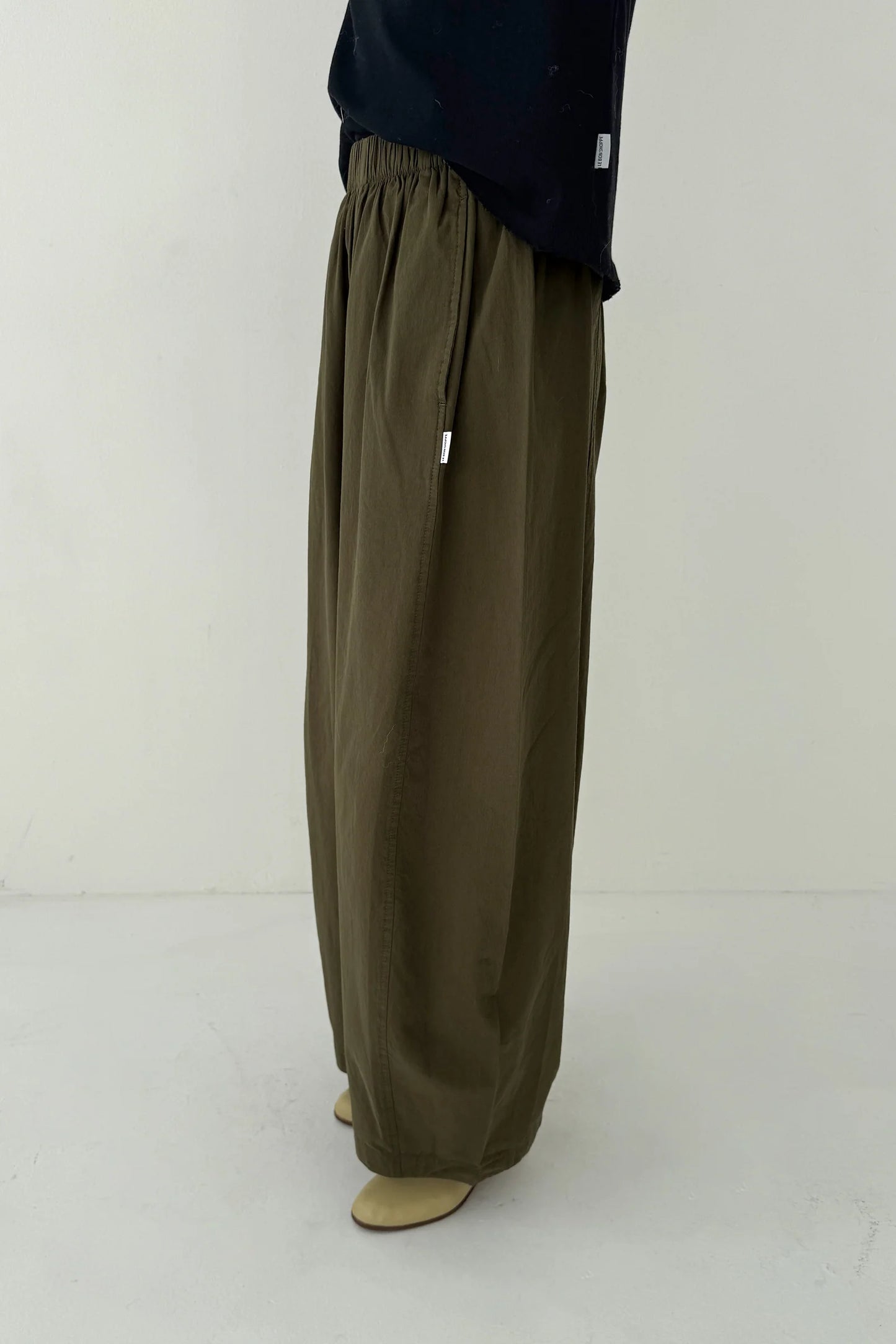 Pull On Parachute Pants | Olive