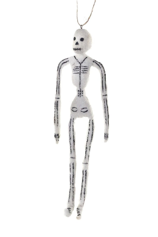 Cotton Batting Skeleton Ornament