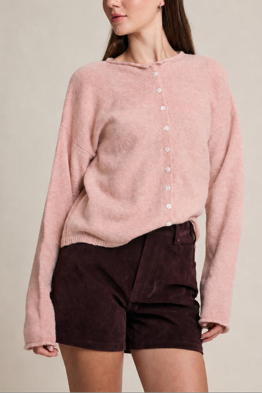 Piper Cardigan | Salmon