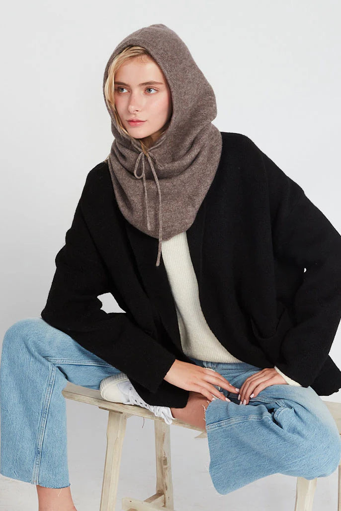 Slouchy Balaclava | Taupe