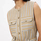 Gris + Olive Stripe Jumpsuit
