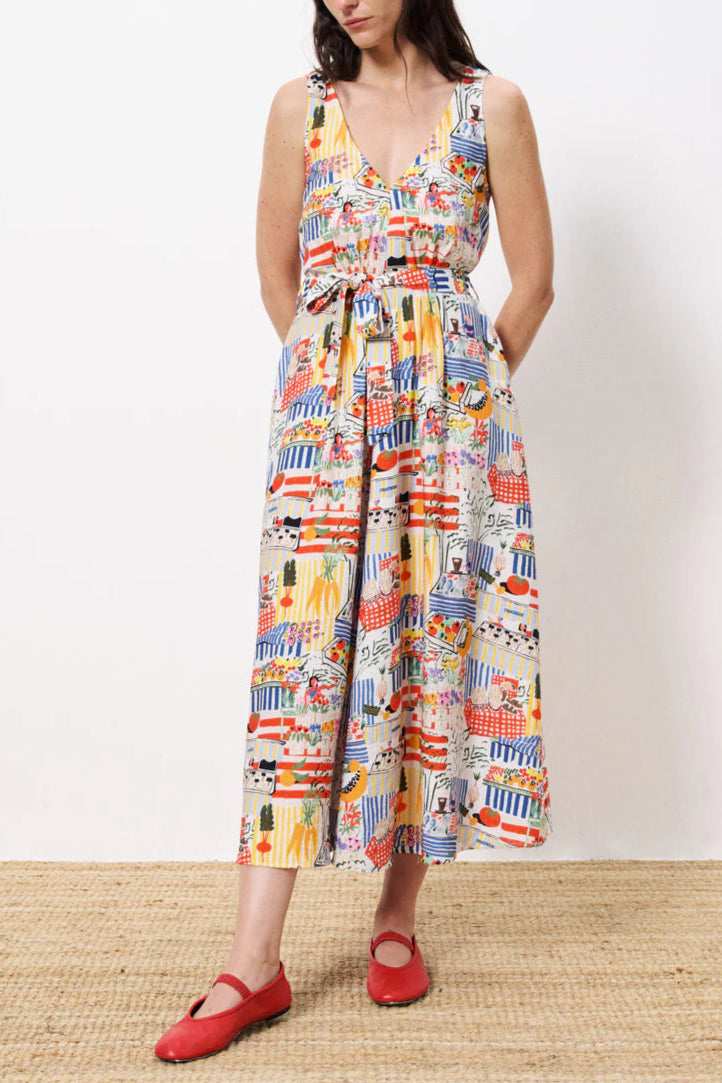 Parisian Market Midi Dress
