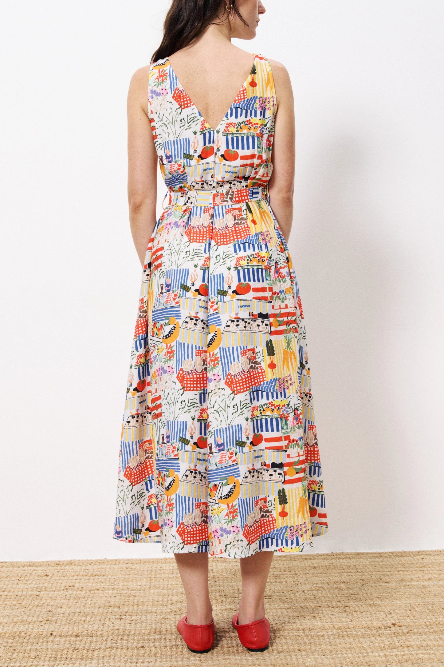 Parisian Market Midi Dress