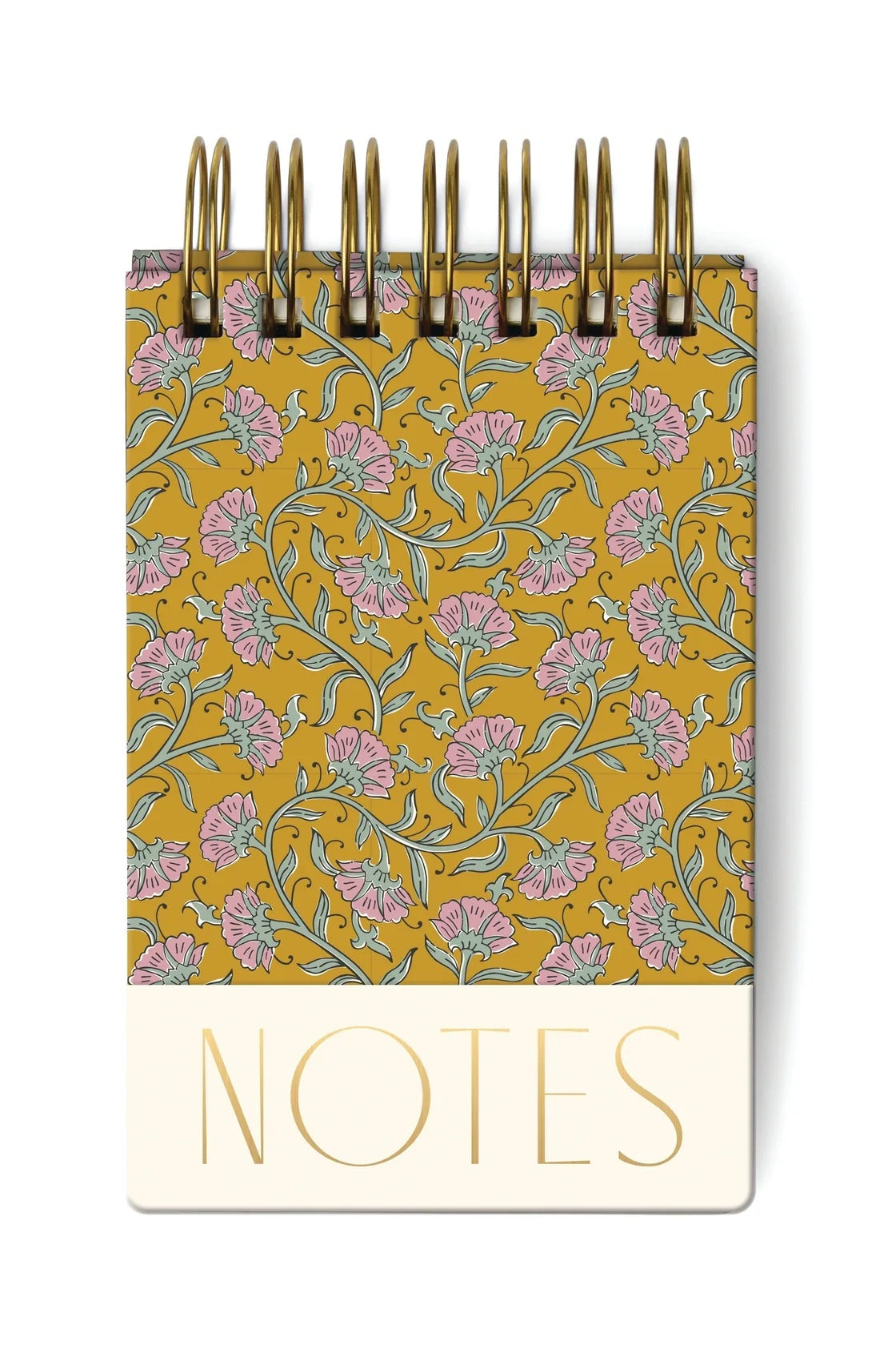 Chunky Notepad | Gold Vintage Floral