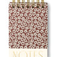 Chunky Notepad | Burgundy Groovy Floral