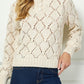 On Pointelle Sweater | Cream