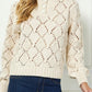 On Pointelle Sweater | Cream