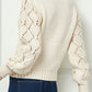 On Pointelle Sweater | Cream