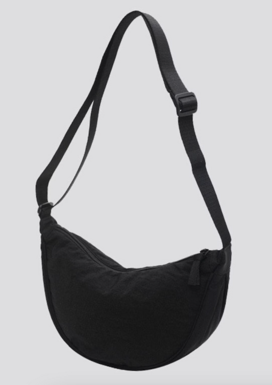 Crescent Crossbody Bag | Black