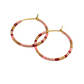 Ana Hoops Small | Orchid