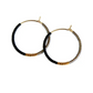 Color Field Hoops Small | Black