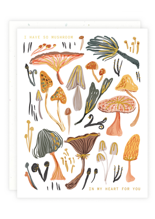 Mushrooms Love Card