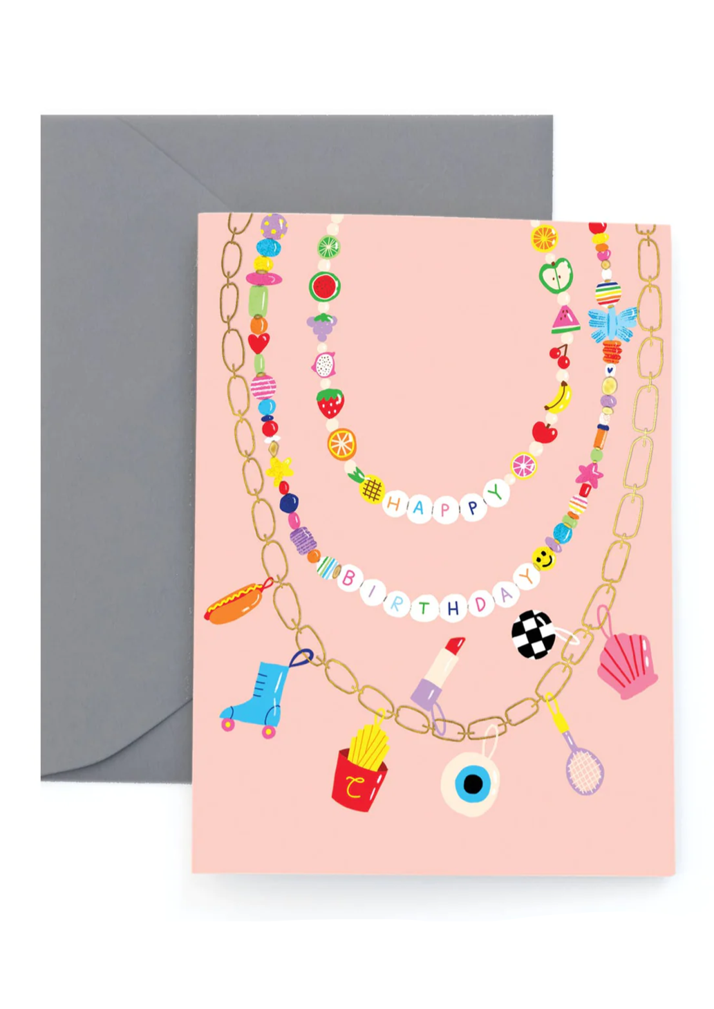 Festival Beads Birthday Card