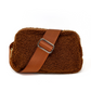 Shearling Crossbody Bag | Brown