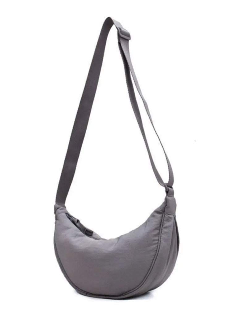 Crescent Crossbody Bag | Grey