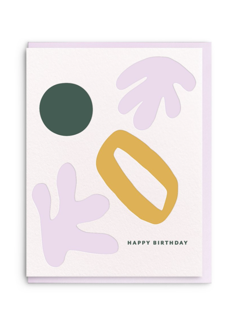 Birthday Shape Card