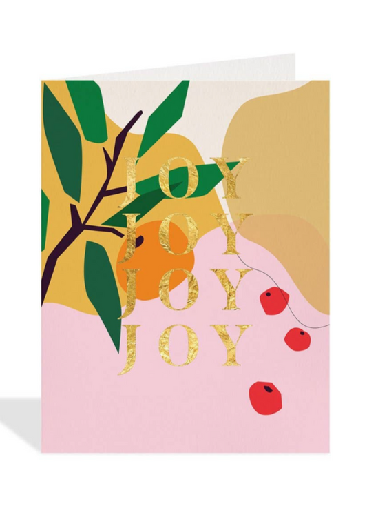 Joy Joy Joy Holiday Card