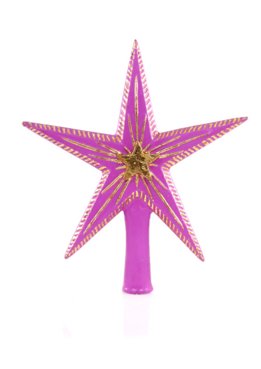 Double Star Tree Topper | Magenta