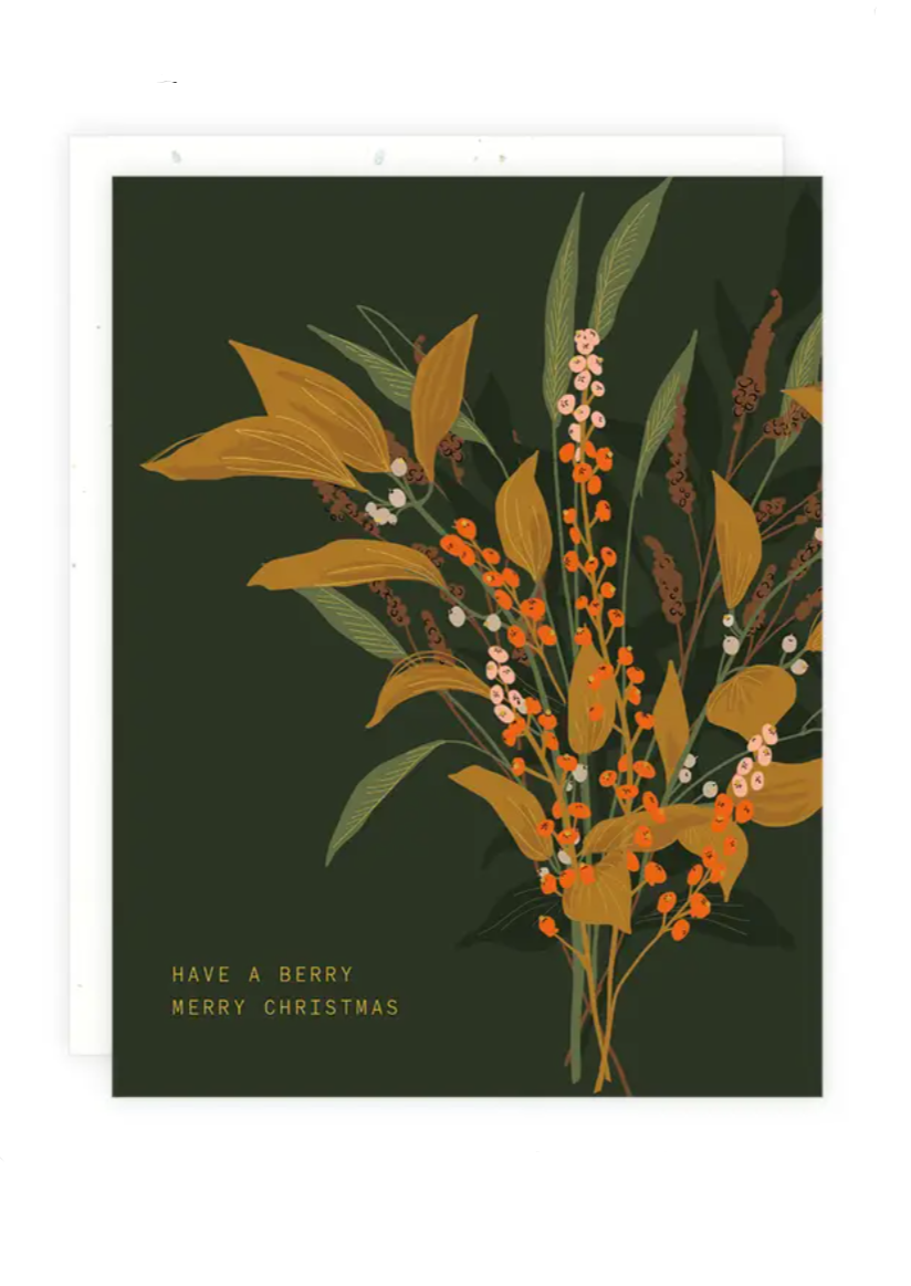 Winter Bouquet Card