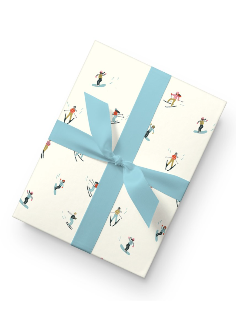 Skiers Gift Wrap | 3 Sheets