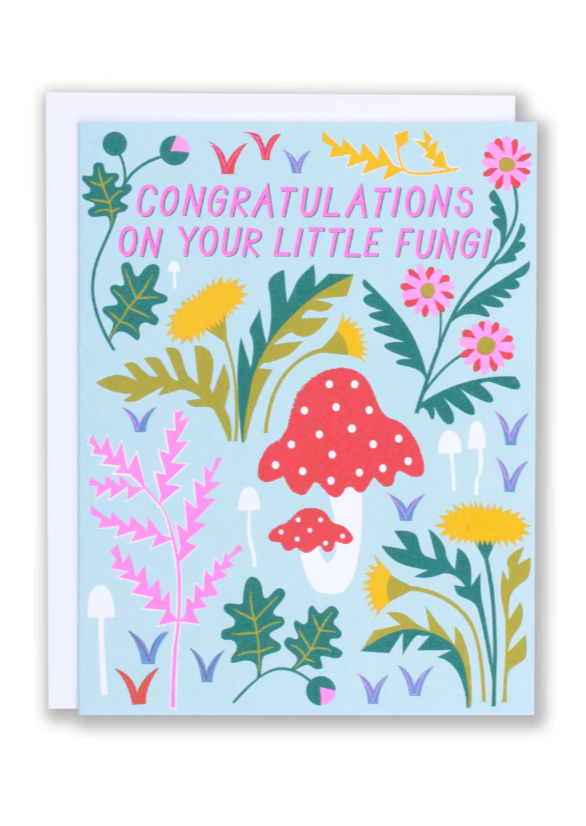 Little Fungi Baby Card