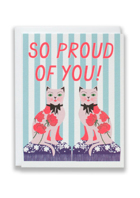 So Proud of You Cats Card