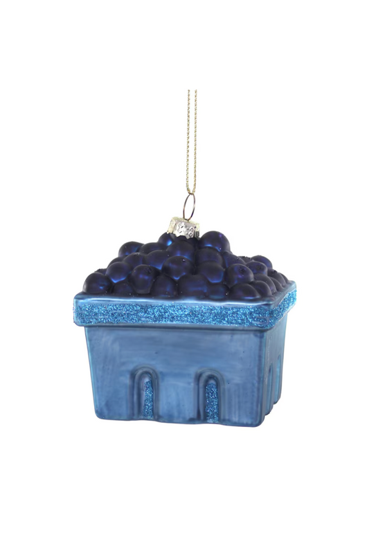 Farmstand Blueberries Ornament