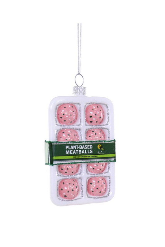 Plant Based Meatballs Ornament