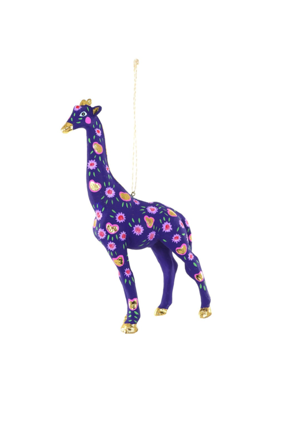 Floral Giraffe Ornament