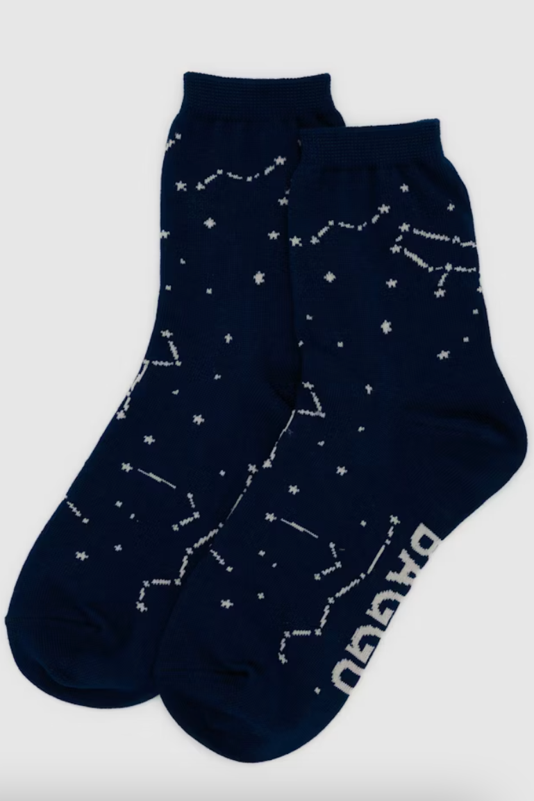 Crew Socks | Constellation Midnight