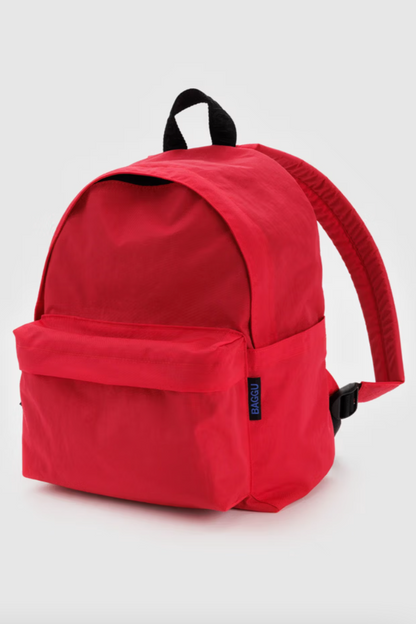 Medium Nylon Backpack | Candy Apple