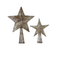 5 Point Star Tree Topper | Antique Silver