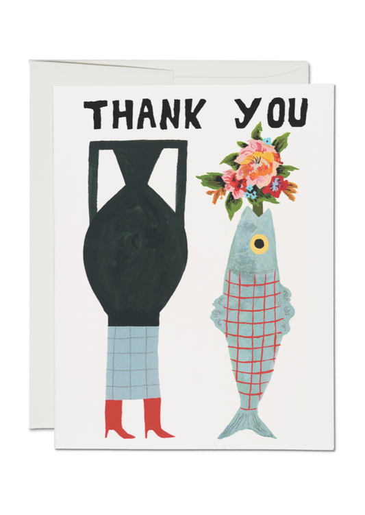 Thank You Vases Card