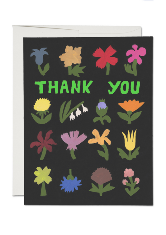 Little Flowers Thank You Card