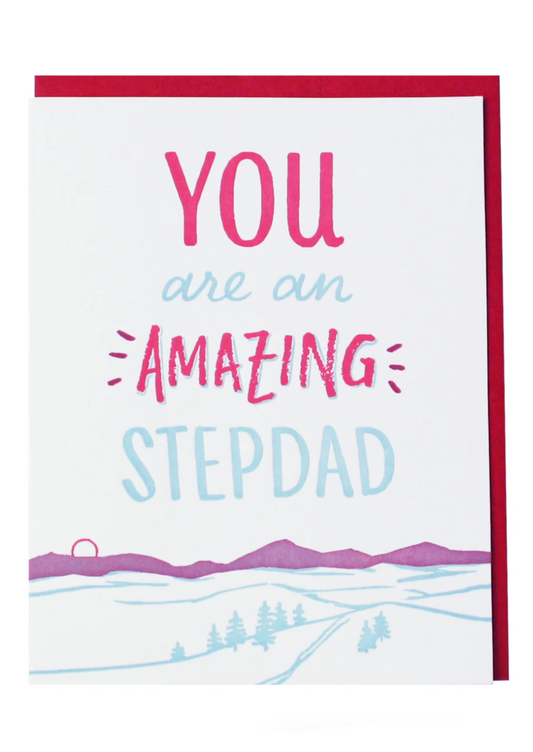 Mountain Stepdad Father's Day Card