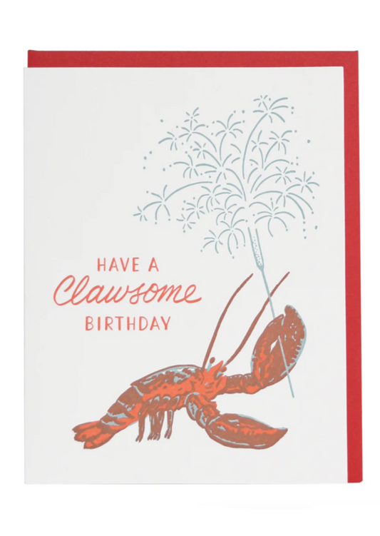 Lobster Birthday Card