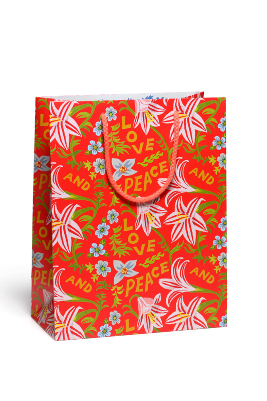 Peace and Love Amaryllis Gift Bag | Large