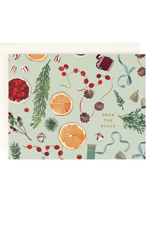 Deck the Halls Holiday Card