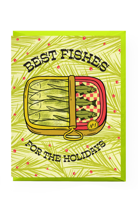 Tinned Fish Holiday Card