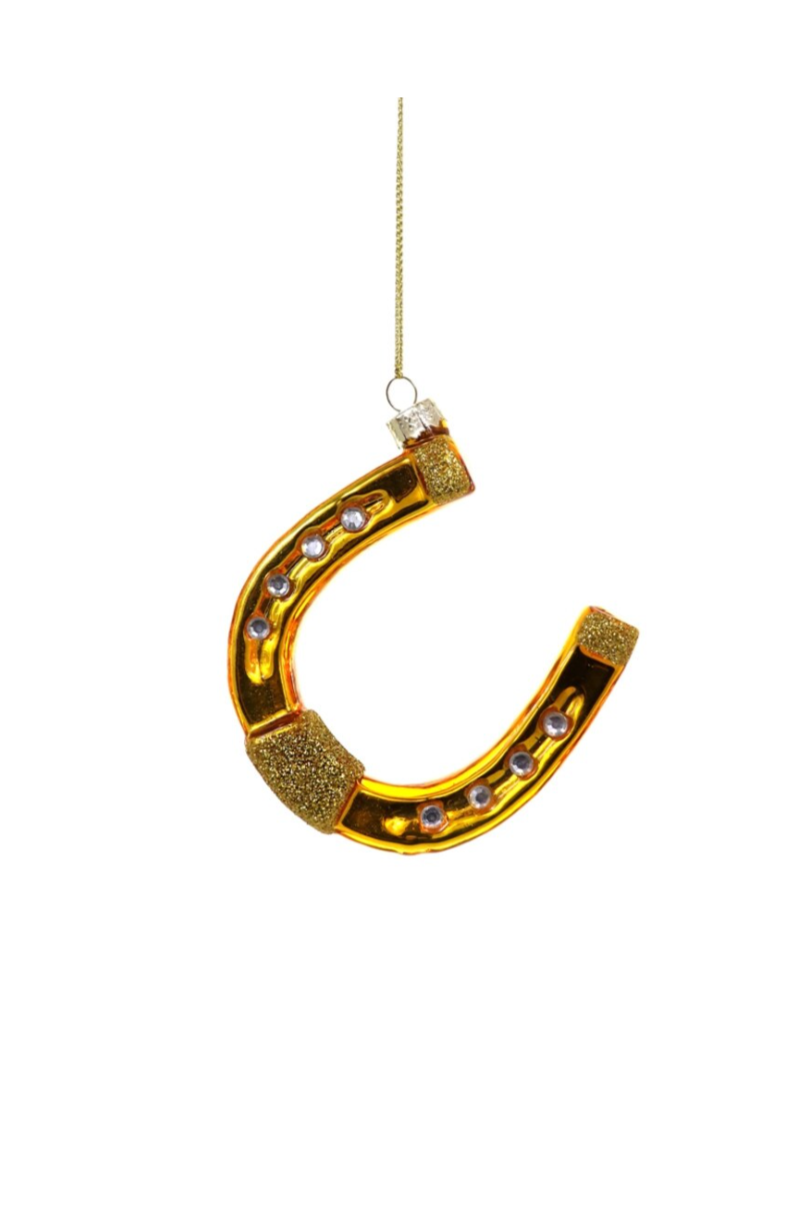 Lucky You Horseshoe Ornament