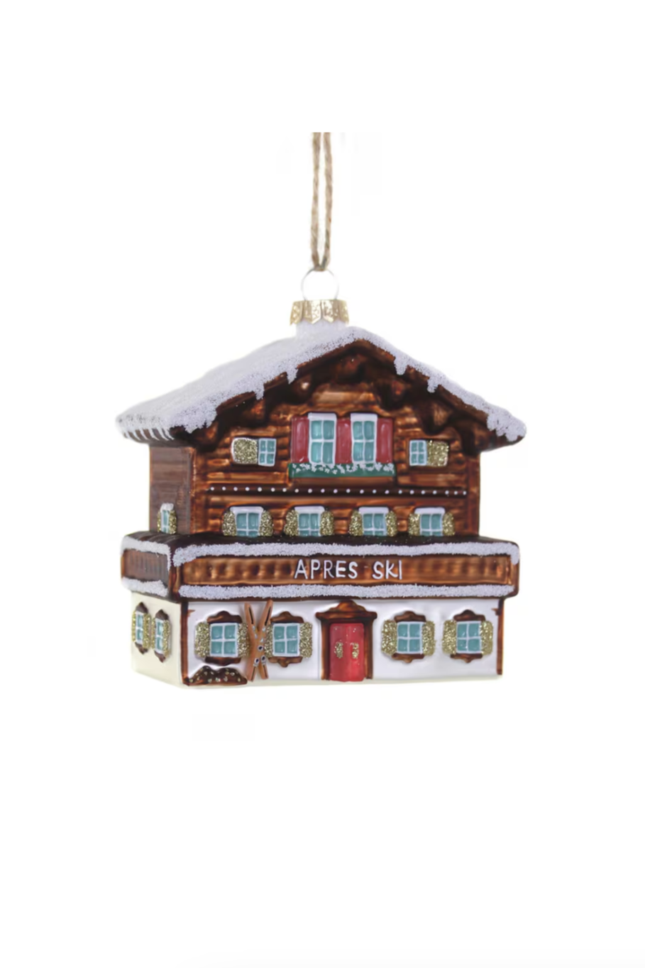 Ski Chalet Ornament