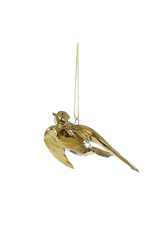 Golden Swallow Ornament