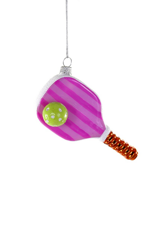 Pink Pickleball Paddle Ornament