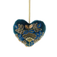 Velvet Fabric Heart Ornament