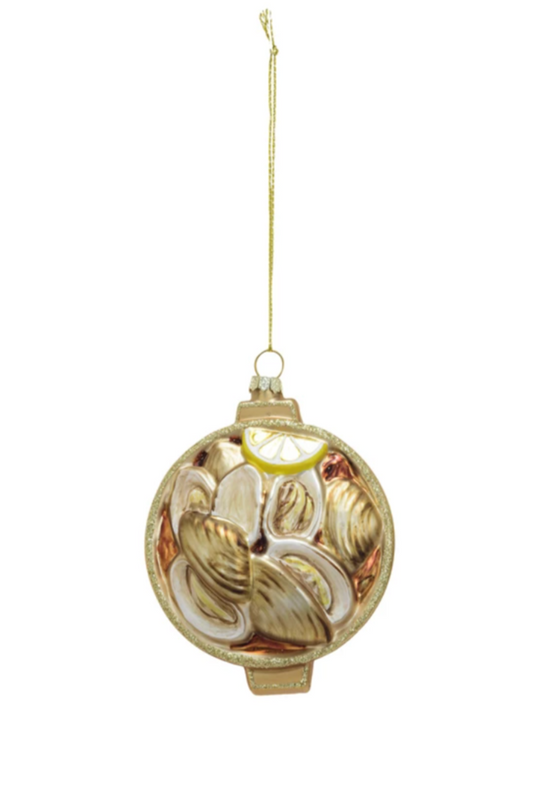 Hand Painted Clams Ornament