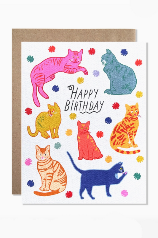 Birthday Cats Card