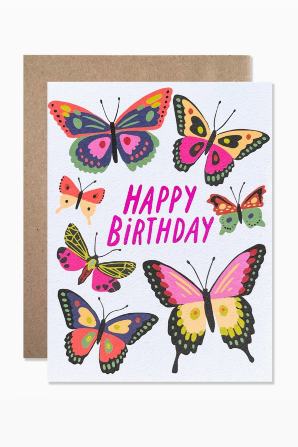 Happy Birthday Butterflies Card