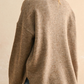 Longline Turtle Neck Sweater | Latte
