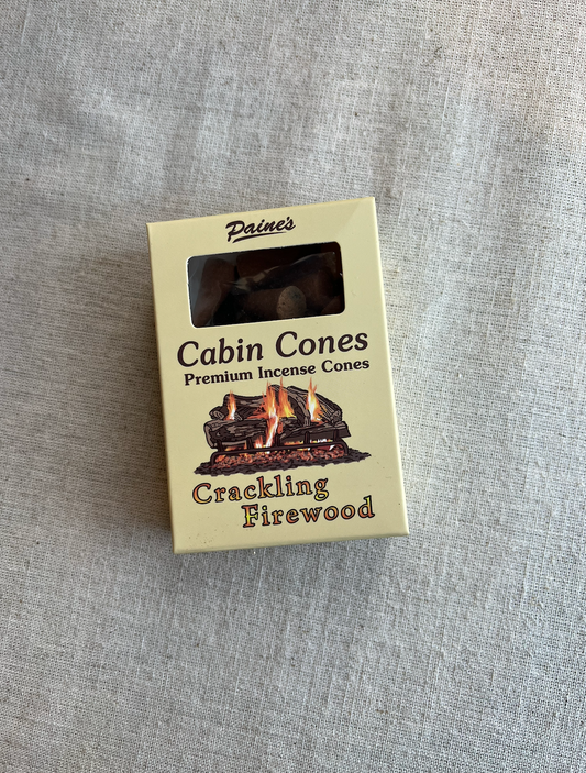 Incense Cabin Cones | Crackling Firewood