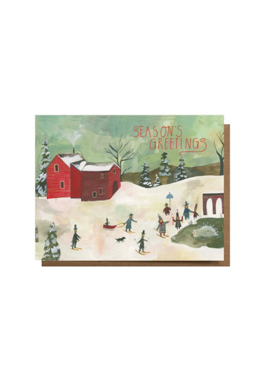 Seasons Greetings Holiday Card
